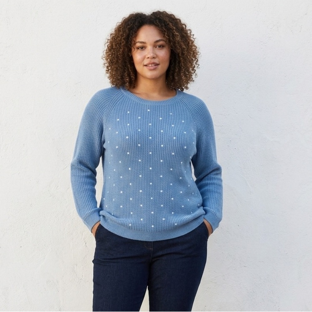 Elle knit sweater 100% cotton XL